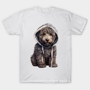 Winter Bouvier des Flandres Dog T-Shirt